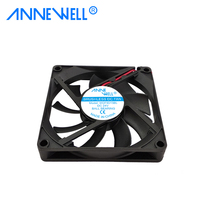 Ventilador Axial de Refrigeración de CC de 80x15 mm y 24 V, 8015, 2000 RPM, Doble Rodamiento de Bolas, Larga Duración, para Gabinete de Control PLC, Disipación de Calor