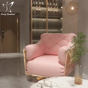 2023 Hete Verkoop Luxe Stijl Pedicure Sofa Wachtstoel Voor Schoonheidssalon