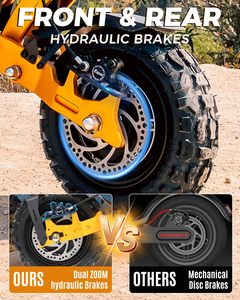 Trottinette Électrique Pliable <span class=keywords><strong>M</strong></span> pour SCOOTER X11+ avec Moteur 250W, Pneus 11 pouces et Amortisseur de Direction pour Adultes - Product Image 6