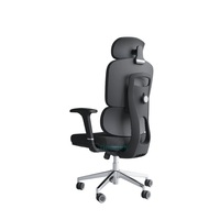 Chaise pivotante de bureau Foshan avec coussin en filet pivotant en tissu ergonomique pour l'école à domicile secrétaire d'invité de direction travaillant
