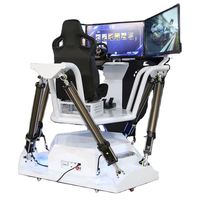 Simulateur de course automobile SportVR 360 degrés 6D, 3 écrans, simulateur de conduite automobile, machine de jeu de course automobile