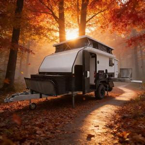 Caravane tout-terrain mini légère australienne de 13 pieds avec suspension indépendante, design moderne, lits confortables - Product Image 2