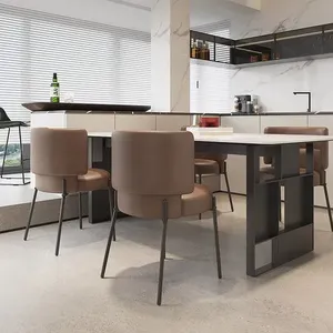 Elegante Taburete de Bar con Respaldo Alto para Espacios de Vida Contemporáneos - Product Image 3