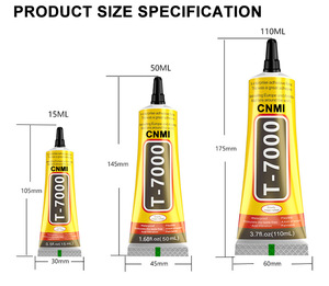 Cnmi T7000 Keo Màu Đen Nhựa <span class=keywords><strong>Epoxy</strong></span> Cho Điện Thoại Di Động Sửa Chữa Màn Hình LCD Kính Khung Hoa Nồi Pha Lê Thạch Keo - Product Image 5