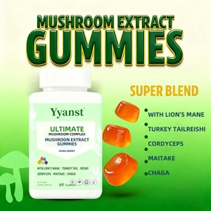 Gomitas de Extracto de Complejo de Hongos de Marca Privada con Melena de León, Refuerzan la Inmunidad, Promueven la Digestión, Alivian el Estrés - Product Image 3