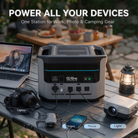 Station d'alimentation portable TC avec batterie LiFePO4, onduleur à onde sinusoïdale pure, charge solaire MPPT, pour voiture/camping-car, démarreur de secours, type allume-cigare