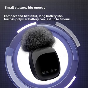 ไมโครโฟนไร้สายคู่ R8 แบบ Lavalier ใช้ได้กับ iPhone และ Android พร้อมระบบตัดเสียงรบกวน สำหรับการถ่ายทอดสดกลางแจ้งและการบันทึกเสียง - Product Image 3