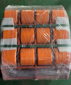 Carrello motorizzato per trasporto merci <span class=keywords><strong>con</strong></span> ruote in PU e telecomando, certificato CE, 20T, per <span class=keywords><strong>aziende</strong></span> di traslochi - Product Image 6