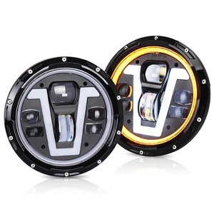 OVOVS lampe frontale <span class=keywords><strong>Super</strong></span> lumineuse avec clignotant DRL de Type V 50W 7 pouces phare Led pour HONDA <span class=keywords><strong>Hornet</strong></span> 250 600 900 - Product Image 6