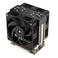 COOLSERVER pour serveur de bureau SP6 4U M98, refroidisseur de processeur, 6 caloducs, faible bruit, dissipateur thermique, deux roulements à billes, ventilateur 12V DC, TDP 390W