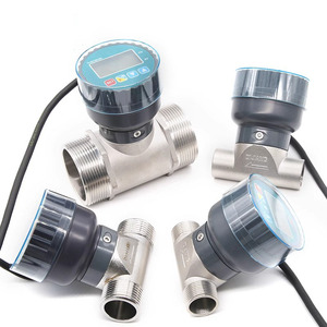 2024 New KRC xách tay ZJ SUS Meter LCD hiển thị + Kiểm soát + 485 tín hiệu Lưu lượng nước nhiệt độ định lượng điều khiển từ xa có dây dòng chảy - Product Image 4