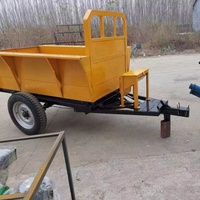 Prix EXW - Micro-tracteur à conducteur marchant avec remorque de transport pour le tirage de marchandises agricoles