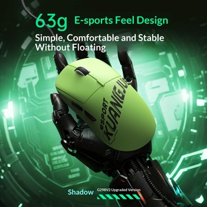 <span class=keywords><strong>Souris</strong></span> de jeu LDONG 298 filaire RGB avec éclairage, programmation macro, support ergonomique, capteur PAW3327 pour jeux en ligne - Product Image 2