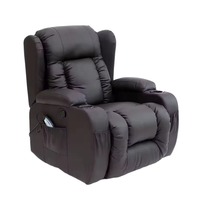 Canapé inclinable en cuir avec fonction massage et chaleur, fauteuil de cinéma, mobilier de salon