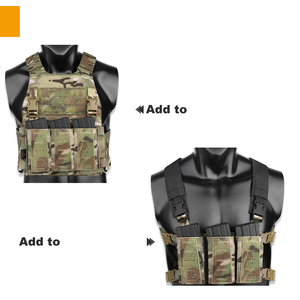 KRYDEX Tactique Triple Mag Pouch Crochet Dos et Femelle Boucles Placard <span class=keywords><strong>Magazine</strong></span> Panneau avec Insert Set Clip Holder - Product Image 5