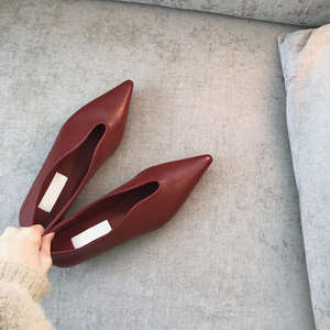 Chaussures plates pointues rétro pour femmes, version coréenne, nouvelle sortie - Product Image 6