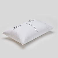 MEJOROOM Taie d'oreiller moderne 100% Coton à motif uni, broderie et imprimé floqué, fermeture à cordon, certifiée OEKO-TEX, pour la maison