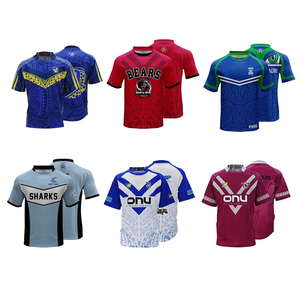 Maglia da Rugby Rugby <span class=keywords><strong>League</strong></span> top maglia personalizzata pura sul campo sublimata set di abbigliamento da <span class=keywords><strong>calcio</strong></span> di Rugby a squadre - Product Image 1