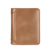 Dompet Kulit Sapi Lipat Tiga Pendek Custom, Dompet Kulit Crazy Horse Minimalis Pria, Dompet Pabrik Mewah Custom