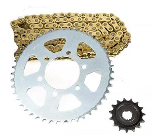 Kits de <span class=keywords><strong>Cadena</strong></span> y Piñón para Motocicleta de Alta Calidad, 428H-15T-35T-108L 45 #   Acero/Acero A3 Apto para C <span class=keywords><strong>100</strong></span> BIZ 15000 KM Garantía - Product Image 2