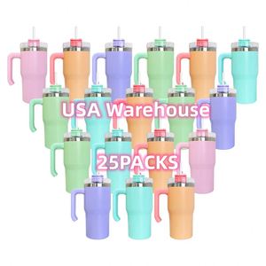 Paquete de 25 Vasos Infantiles de 20 oz, Color Blanco Sublimable, con Asa, para Impresión por Transferencia de Calor, para Viajes al Aire Libre - Product Image 1