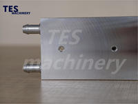 Plaque de refroidissement en cuivre/aluminium percée sur mesure 60*240*15mm, dissipateur thermique à montage en surface pour refroidisseur de CPU, semi-conducteur