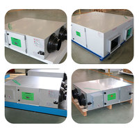 Système de ventilation à air frais 350m3/h, système de ventilation à récupération de chaleur pour la maison, climatiseur industriel