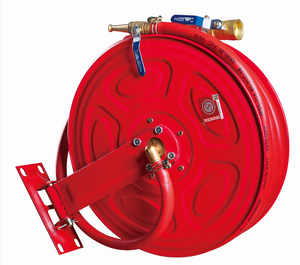 Enrouleur manuel pour <span class=keywords><strong>tuyau</strong></span> d'incendie à oscillation, pression de 16 bar, raccord DN25, longueur 30 <span class=keywords><strong>m</strong></span>ètres - Product Image 1