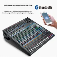 Console de mixage professionnelle tout-en-un T-FX16A 16 canaux avec effets DSP, réverbération, pour scène, mariage, karaoké à domicile