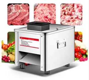 Commercieel Gebruik Tafelblad Vlees Fruit Groente Snijmachine Vleessnijmachine Snijmachine