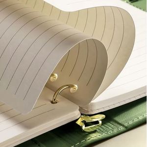 Business Gift <b>A5</b> A6 Notebook PU Leather Organizer 2026 Journals Planners and NotebooksCustom logo With Ring <b>Binder</b> - Product Image 5