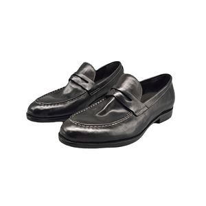 2025 New Men's Best-selling Wash Retro-style Loafers Men Slip-on Leather Casual <b>Shoes</b> Men Abrasion Resistance <b>Driving</b> <b>Shoes</b> - Product Image 1