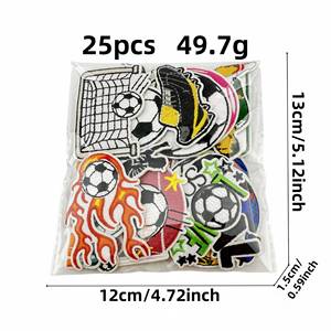 Nouveau Patch Brodé Sportif de <span class=keywords><strong>Football</strong></span> Dessin Animé, Patch Thermocollant, Broderie Informatique, Accessoires Vestimentaires, Vente en Gros - Product Image 3