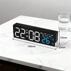 Reloj de Pared Digital LED Grande de Alta Calidad para Decoración del Hogar, Temporizador de Cuenta Regresiva, Luz de Alarma de Escritorio, con Día y Fecha - Product Image 3