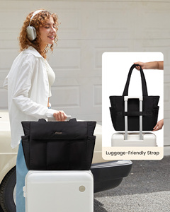 LOVEVOOK 2025 Puffy 15,6 17in Tote Bag Bolso de lujo para mujer Ladies Fashion Purse Fits Stanley Cup para el trabajo Daily Party Trend - Product Image 6