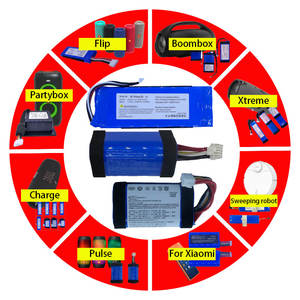 Popular venta pulso <span class=keywords><strong>2</strong></span>/<span class=keywords><strong>3</strong></span>/4/5 batería de repuesto de altavoz Bluetooth para JBL Bateria batería de larga vida útil Pilas al por mayor - Product Image 1