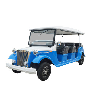 Vintage Electric Sightseeing Car RSY911 8-14 Seater Tour <b>Bus</b> For Campus Resort Real Estate Reception - Product Image 3