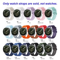 FORWELLENY Bracelet de sport en silicone à libération rapide, design original, pour Samsung Galaxy Watch 9/8/8 Classic