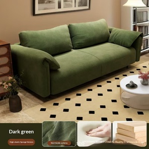 <span class=keywords><strong>Sofa</strong></span> für Wohnzimmer, Kleine Wohnung, Ferienwohnung, Mietwohnung, Zwei- oder Dreisitzer, Elefantenohr-Design, Bequemes Gerades <span class=keywords><strong>Sofa</strong></span>, Einfach und Modern - Product Image 4