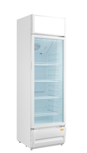 Professional Shop Use Commercial Upright Glass Door Beverage Cooler Single Door <b>Display</b> Cold Drink Refrigerator Fridge for Sale - Product Image 4