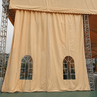 Bâche de Scène PVC Imperméable 850g pour Concerts Extérieurs, Événements et Expositions – Couverture Anti-UV Durable à Haute Résistance à la Traction (Simple)