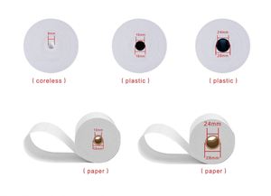 Rollos de Papel Térmico 80 x 80 mm para Impresora de Caja Registradora, Papel para Recibos de Cajero Automático - Product Image 3