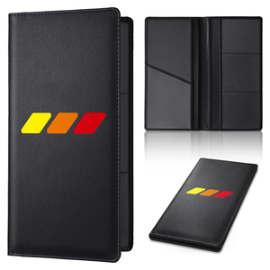 Organizador de guantera para coche con cierre magnético para licencia de conducir, disponible en 3 colores, para propietarios de coches, soporte de registro de coche de cuero. - Product Image 1
