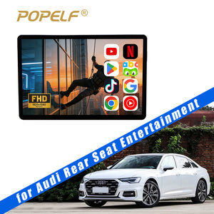 Moniteur d'appuie-tête haute qualité 13,3 pouces, écran 8 cœurs, WiFi, BT, USB, lecteur multimédia pour siège arrière, système TV de voiture, installation facile DIY pour véhicules électriques - Product Image 1