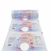 Vente en gros de rouleaux de bonbons à la crème glacée OPP souples étanches à l'humidité film de sac à rouleau de popsicle film plastique dans un emballage en rouleau