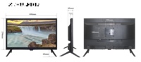 Layar TV LED Pintar 20 Inci, Monitor LCD Digital Ukuran Kecil Gaya Baru untuk Dapur, Panel LED & LCD TV