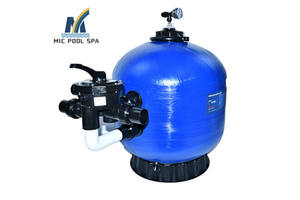 Filtro de piscina de alta calidad de fábrica, filtro de arena de fibra de vidrio, buen precio, incluye limpiador de clorador, cubierta de escalera, bomba de calor - Product Image 4