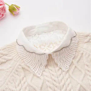 Cheap Wholesale 100% Polyester Fine Embroidery Handmade Hollow Women Fake Collar