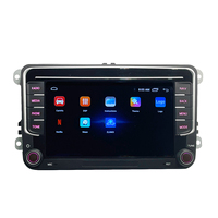 Autoradio Android Lecteur multimédia de voiture Ecran tactile Navigation Bluetooth Lecteur Android Auto Carplay Noir Autoradio GPS