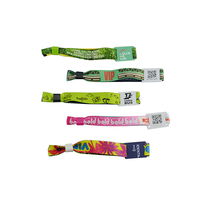 Bracelet en tissu avec code QR imprimable, 13,56 MHz, NTAG 213, NTAG 215, NFC, polyester tissé, pour le sport/les événements